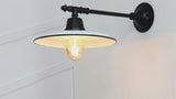 Bonner 12" Farmhouse Industrial Indoor/Outdoor Iron LED Victorian Arm Outdoor Sconce