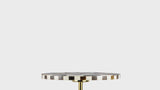 Calix 23.5" Contemporary Minimalist Metal/Resin Round End Table