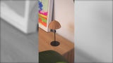 Tilly 12.75" Modern Coastal Indoor/Outdoor Wicker Shade Rechargeable/Cordless Dimmable Integrated LED Table Lamp Set 2