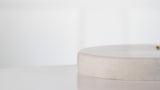 Axel 20.5" Minimalist Glam Gold Pipe Metal/Marble LED Table Lamp