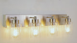 Irving Seeded Glass/Iron Modern Contemporary LED Vanity Light