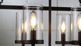 Anna 12" Metal/Glass LED Pendant