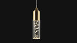 Bolha 4.75" Bubble Acrylic/Iron Modern Minimalist Integrated LED Pendant