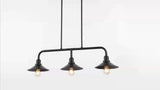 Cade 34.25" Metal Farmhouse Industrial LED Pendant
