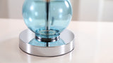 Bella 27" Glass Triple Sphere LED Table Lamp Set 2