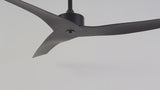Aldrin 50" Modern Minimalist Iron/Plastic Mobile-App/Remote-Controlled 6-Speed Razor Ceiling Fan