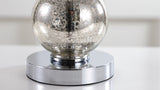Bella 27" Glass Triple Sphere LED Table Lamp Set 2