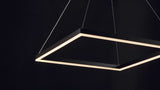 Baxter Modern Contemporary Aluminum Integrated LED Hoop Pendant