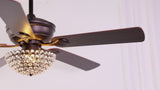 Cammy 52" Traditional Transitional Iron LED CEILING FAN