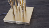 Bamboo Brass 65.5" LED Floor Lamp
