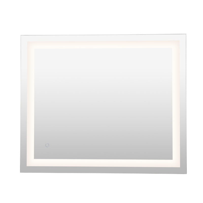 Remy Rectangular Frameless Anti-Fog Aluminum Front-lit Tri-color LED Bathroom Vanity Mirror with Smart Touch Control - JONATHAN Y