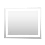 Remy Rectangular Frameless Anti-Fog Aluminum Front-lit Tri-color LED Bathroom Vanity Mirror with Smart Touch Control - JONATHAN Y