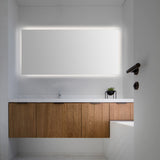 Nora Rectangular Frameless Anti-Fog Aluminum Back-lit Tri-color LED Bathroom Vanity Mirror with Smart Touch Control - JONATHAN Y